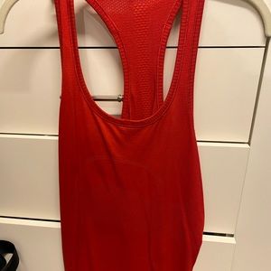 Red lululemon tank top!